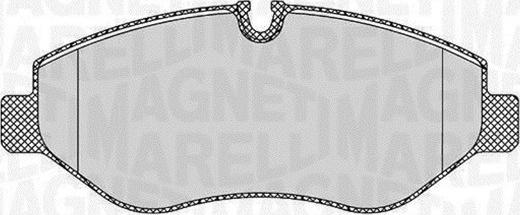 Magneti Marelli 363916060298 - Brake Pad Set, disc brake autospares.lv