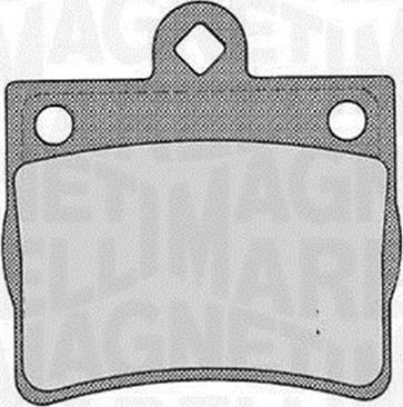 Magneti Marelli 363916060297 - Brake Pad Set, disc brake autospares.lv