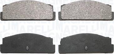 Magneti Marelli 363916060213 - Brake Pad Set, disc brake autospares.lv