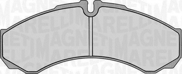 Magneti Marelli 363916060283 - Brake Pad Set, disc brake autospares.lv