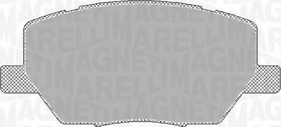 Magneti Marelli 363916060793 - Brake Pad Set, disc brake autospares.lv