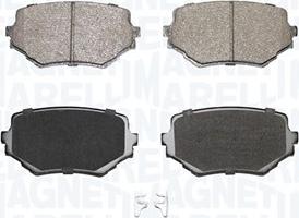 Magneti Marelli 363916061146 - Brake Pad Set, disc brake autospares.lv