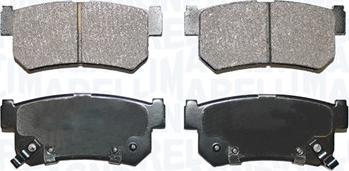 Magneti Marelli 363916061140 - Brake Pad Set, disc brake autospares.lv