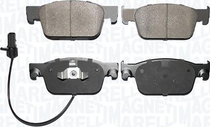 Magneti Marelli 363916061143 - Brake Pad Set, disc brake autospares.lv