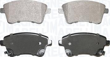 Magneti Marelli 363916061135 - Brake Pad Set, disc brake autospares.lv