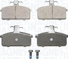 Magneti Marelli 363916061130 - Brake Pad Set, disc brake autospares.lv