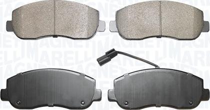 Magneti Marelli 363916061129 - Brake Pad Set, disc brake autospares.lv