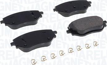 Magneti Marelli 363916061250 - Brake Pad Set, disc brake autospares.lv