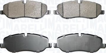 Magneti Marelli 363916061269 - Brake Pad Set, disc brake autospares.lv