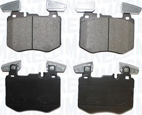 Magneti Marelli 363916061260 - Brake Pad Set, disc brake autospares.lv