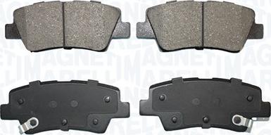 Magneti Marelli 363916061289 - Brake Pad Set, disc brake autospares.lv