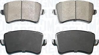 Magneti Marelli 363916061287 - Brake Pad Set, disc brake autospares.lv