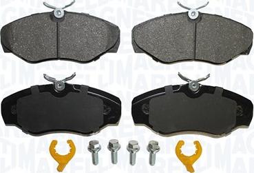 Magneti Marelli 363916061225 - Brake Pad Set, disc brake autospares.lv