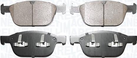 Magneti Marelli 363916061271 - Brake Pad Set, disc brake autospares.lv