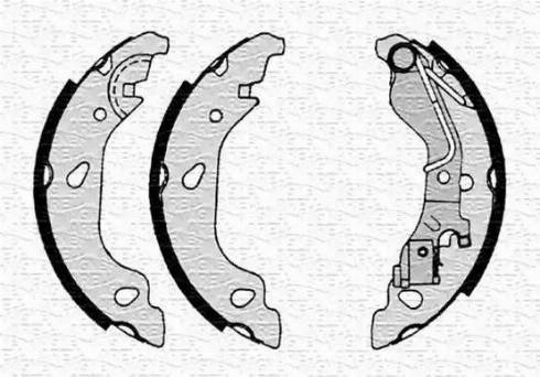 Magneti Marelli 363617300000 - Brake Shoe Set autospares.lv