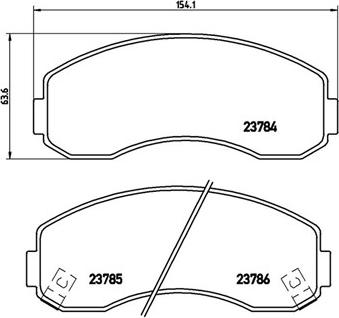 Magneti Marelli 363700499003 - Brake Pad Set, disc brake autospares.lv