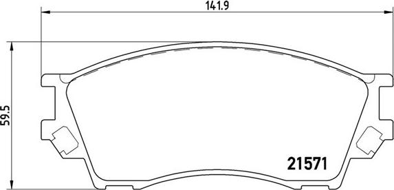 Magneti Marelli 363700449019 - Brake Pad Set, disc brake autospares.lv