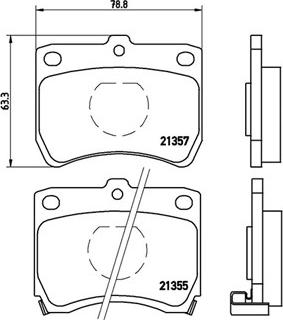 IAP QUALITY PARTS 704-21030X - Brake Pad Set, disc brake autospares.lv