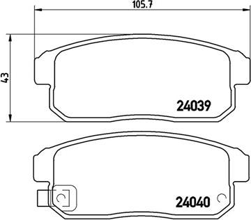 Magneti Marelli 363700449035 - Brake Pad Set, disc brake autospares.lv