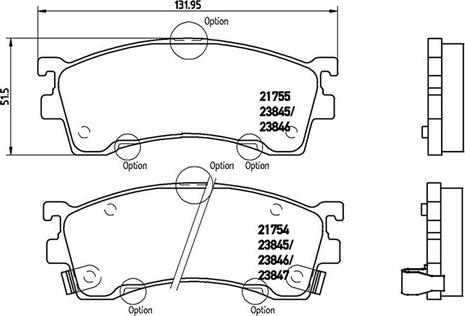 Magneti Marelli 363700449023 - Brake Pad Set, disc brake autospares.lv