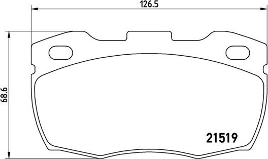 Magneti Marelli 363700444005 - Brake Pad Set, disc brake autospares.lv