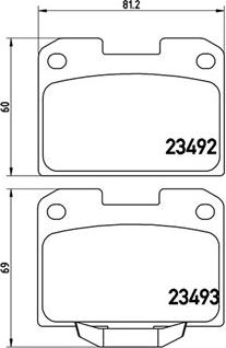 Magneti Marelli 363700454048 - Brake Pad Set, disc brake autospares.lv