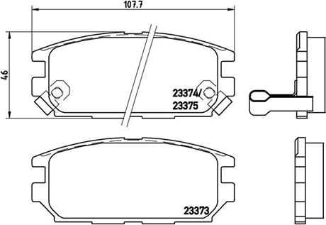 Magneti Marelli 363700454025 - Brake Pad Set, disc brake autospares.lv