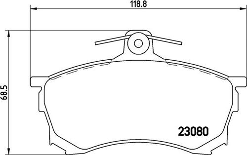 Magneti Marelli 363700454021 - Brake Pad Set, disc brake autospares.lv