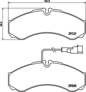 LPR 05P684A - Brake Pad Set, disc brake autospares.lv