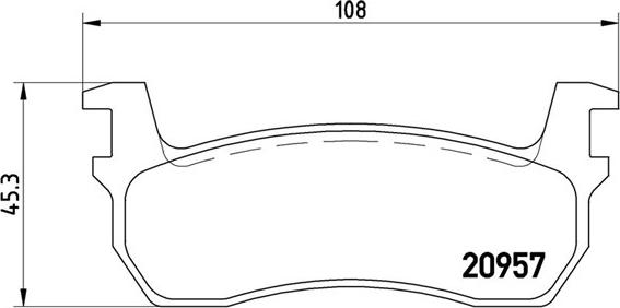 Magneti Marelli 363700456013 - Brake Pad Set, disc brake autospares.lv