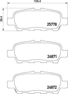 Magneti Marelli 363700456087 - Brake Pad Set, disc brake autospares.lv