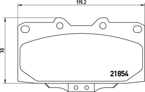 Magneti Marelli 363700456034 - Brake Pad Set, disc brake autospares.lv