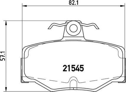 Magneti Marelli 363700456024 - Brake Pad Set, disc brake autospares.lv