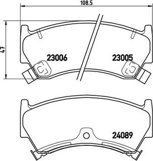 Magneti Marelli 363700456026 - Brake Pad Set, disc brake autospares.lv