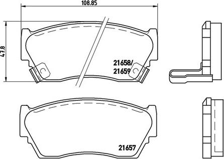 Magneti Marelli 363700456027 - Brake Pad Set, disc brake autospares.lv