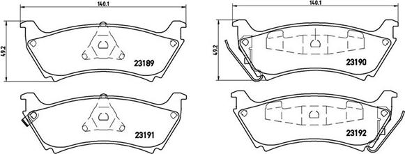 Magneti Marelli 363700450040 - Brake Pad Set, disc brake autospares.lv