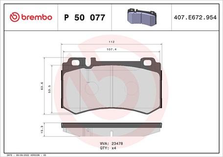 Magneti Marelli 363700450077 - Brake Pad Set, disc brake autospares.lv