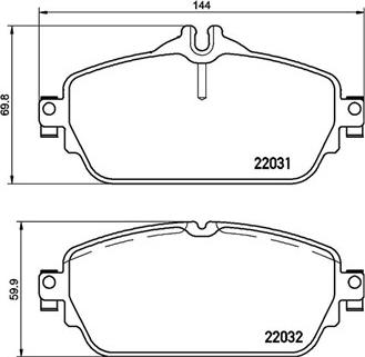 Magneti Marelli 363700450118 - Brake Pad Set, disc brake autospares.lv