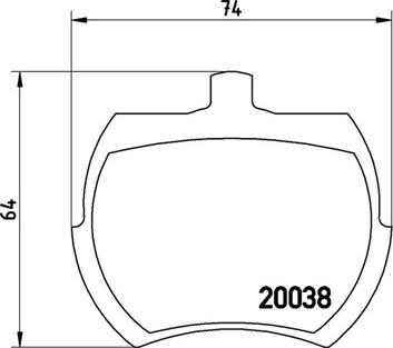 Magneti Marelli 363700452002 - Brake Pad Set, disc brake autospares.lv