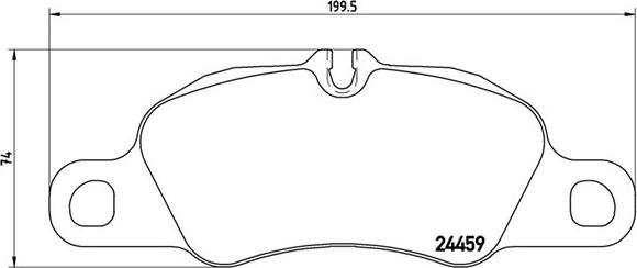 Magneti Marelli 363700465019 - Brake Pad Set, disc brake autospares.lv