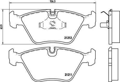 Magneti Marelli 363700461049 - Brake Pad Set, disc brake autospares.lv