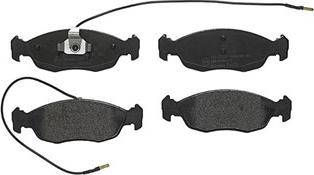 Magneti Marelli 363700461054 - Brake Pad Set, disc brake autospares.lv