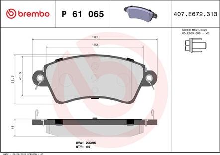 Magneti Marelli 363700461065 - Brake Pad Set, disc brake autospares.lv