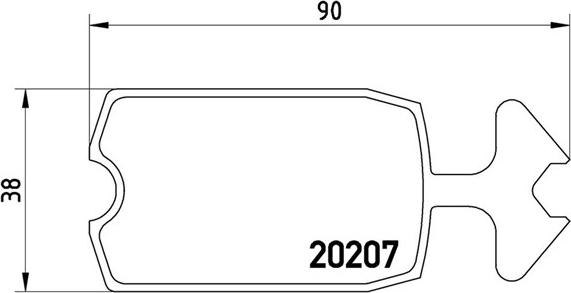 Magneti Marelli 363700461002 - Brake Pad Set, disc brake autospares.lv