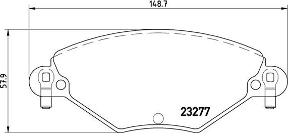 Magneti Marelli 363700461071 - Brake Pad Set, disc brake autospares.lv