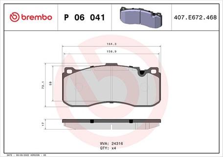 Magneti Marelli 363700406041 - Brake Pad Set, disc brake autospares.lv