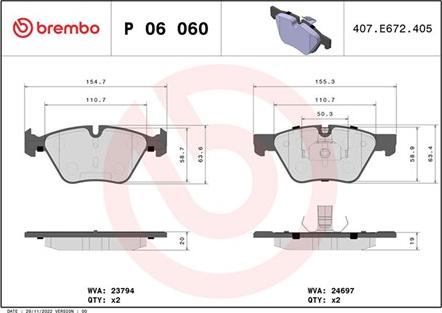 Magneti Marelli 363700406060 - Brake Pad Set, disc brake autospares.lv