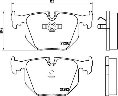 Magneti Marelli 363700406016 - Brake Pad Set, disc brake autospares.lv