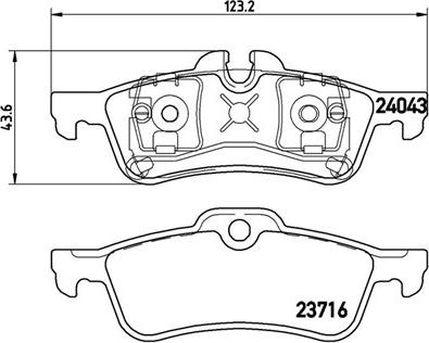 Magneti Marelli 363700406032 - Brake Pad Set, disc brake autospares.lv