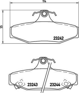 Magneti Marelli 363700415004 - Brake Pad Set, disc brake autospares.lv